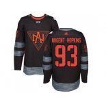 Team North America #93 Ryan Nugent-Hopkins Black 2016 World Cup Stitched NHL Jersey