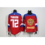 Team Russia #72 Artemi Panarin Red 2016 World Cup Stitched NHL Jersey