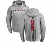 Football Atlanta Falcons #26 Isaiah Oliver Ash Backer Pullover Hoodie