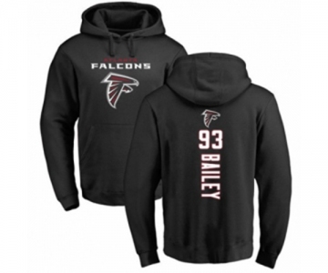 Football Atlanta Falcons #93 Allen Bailey Ash Backer Pullover Hoodie