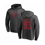 Football Atlanta Falcons #93 Allen Bailey Ash One Color Pullover Hoodie