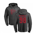 Football Atlanta Falcons #98 Takkarist McKinley Ash One Color Pullover Hoodie