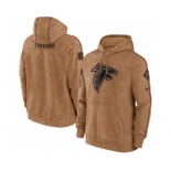 Men's Atlanta Falcons 2023 Brown Salute to Service Pullover Hoodie