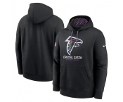 Men's Atlanta Falcons Black 2024 Crucial Catch Club Pullover Hoodie