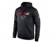 Men's Atlanta Falcons Nike Black Kick Off Staff Performance Pullover Hoodie