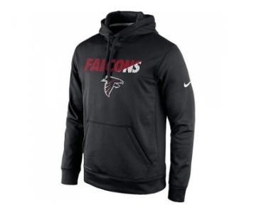 Men's Atlanta Falcons Nike Black Kick Off Staff Performance Pullover Hoodie