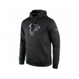 Men's Atlanta Falcons Nike Black Practice Performance Pullover Hoodie