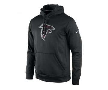 Men's Atlanta Falcons Nike Black Practice Performance Pullover Hoodie