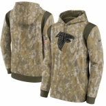 Men's Atlanta Falcons Nike Camo 2021 Salute To Service Performance Pullover Hoodie