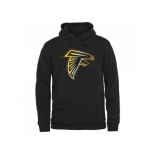 Men''s Atlanta Falcons Pro Line Black Gold Collection Pullover Hoodie