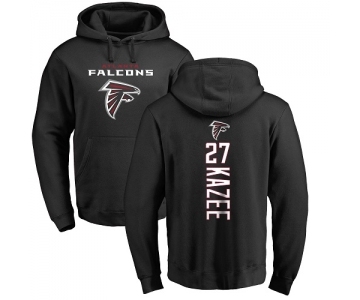 NFL Nike Atlanta Falcons #27 Damontae Kazee Black Backer Pullover Hoodie