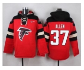 Nike Atlanta Falcons #37 Ricardo Allen Red Player Pullover NFL Hoodie