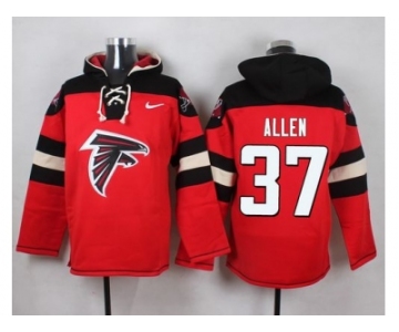 Nike Atlanta Falcons #37 Ricardo Allen Red Player Pullover NFL Hoodie