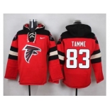 Nike Atlanta Falcons #83 Jacob Tamme Red Player Pullover NFL Hoodie