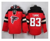 Nike Atlanta Falcons #83 Jacob Tamme Red Player Pullover NFL Hoodie