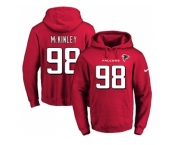 Nike Atlanta Falcons #98 Takkarist McKinley Red Name & Number Pullover NFL Hoodie