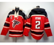 Nike jerseys Atlanta Falcons #2 Ryan Black-red[pullover hooded sweatshirt]