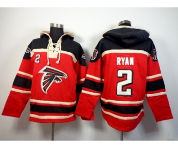 Nike jerseys Atlanta Falcons #2 Ryan Black-red[pullover hooded sweatshirt]