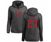 NFL Women's Nike Atlanta Falcons #27 Damontae Kazee Ash One Color Pullover Hoodie