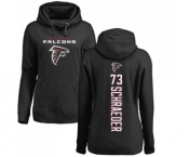 NFL Women's Nike Atlanta Falcons #73 Ryan Schraeder Black Backer Pullover Hoodie