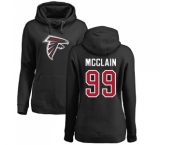 NFL Women's Nike Atlanta Falcons #99 Terrell McClain Black Name & Number Logo Pullover Hoodie