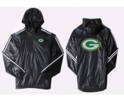 NFL Green Bay Packers dust coat trench coat windbreaker 3