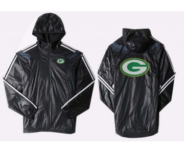 NFL Green Bay Packers dust coat trench coat windbreaker 3