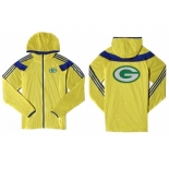 NFL Green Bay Packers dust coat trench coat windbreaker 9