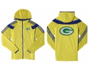 NFL Green Bay Packers dust coat trench coat windbreaker 9