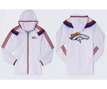 NFL Denver Broncos dust coat trench coat windbreaker 7