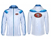 NFL San Francisco 49ers dust coat trench coat windbreaker 10