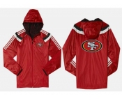 NFL San Francisco 49ers dust coat trench coat windbreaker 3