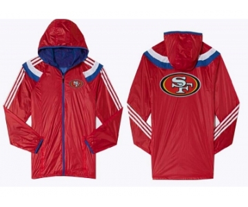 NFL San Francisco 49ers dust coat trench coat windbreaker 5