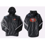 NFL San Francisco 49ers dust coat trench coat windbreaker 6