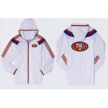 NFL San Francisco 49ers dust coat trench coat windbreaker 7