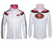 NFL San Francisco 49ers dust coat trench coat windbreaker 8