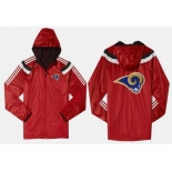 NFL St. Louis Rams dust coat trench coat windbreaker 3