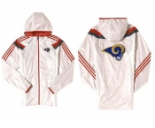 NFL St. Louis Rams dust coat trench coat windbreaker 4