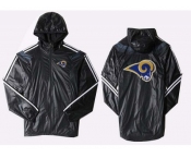 NFL St. Louis Rams dust coat trench coat windbreaker 7