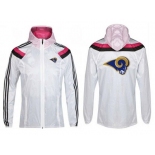 NFL St. Louis Rams dust coat trench coat windbreaker 8