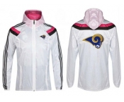 NFL St. Louis Rams dust coat trench coat windbreaker 8