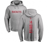 NBA Nike Houston Rockets #14 Gerald Green Ash Backer Pullover Hoodie