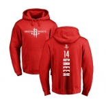 NBA Nike Houston Rockets #14 Gerald Green Red Backer Pullover Hoodie