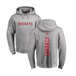 NBA Nike Houston Rockets #25 Robert Horry Ash Backer Pullover Hoodie