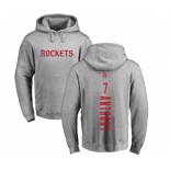 NBA Nike Houston Rockets #7 Carmelo Anthony Ash Backer Pullover Hoodie