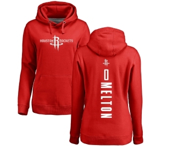 NBA Women's Nike Houston Rockets #0 De'Anthony Melton Red Backer Pullover Hoodie