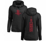 NBA Women's Nike Houston Rockets #0 Marquese Chriss Black One Color Backer Pullover Hoodie