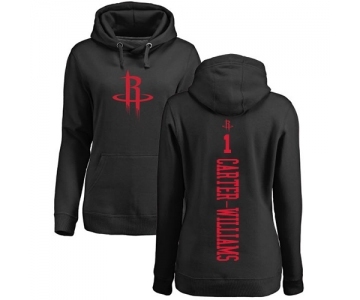 NBA Women's Nike Houston Rockets #1 Michael Carter-Williams Black One Color Backer Pullover Hoodie