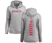 NBA Women's Nike Houston Rockets #10 Eric Gordon Ash Backer Pullover Hoodie