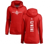 NBA Women's Nike Houston Rockets #42 Nene Red Backer Pullover Hoodie